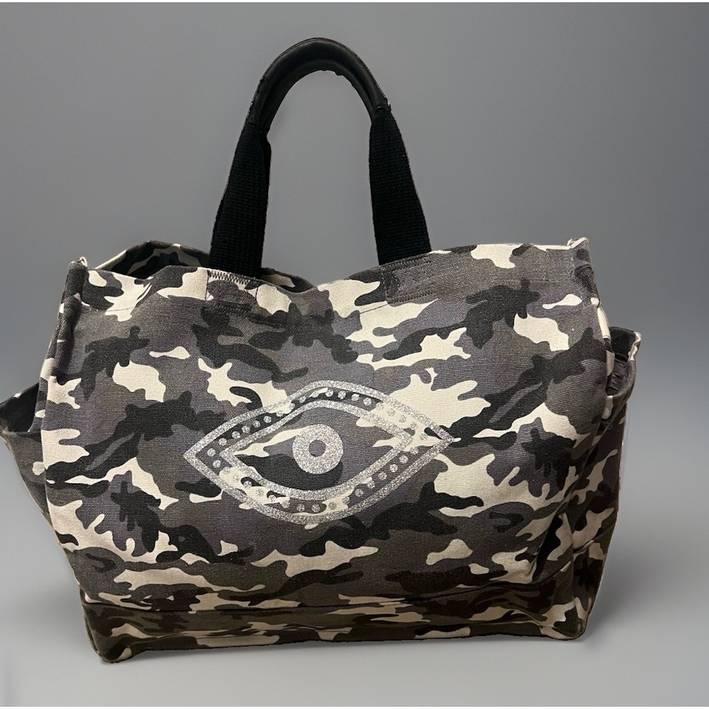 Koala Kanvas Camouflage Canvas Utility Tote Bag Travel Carryall Large